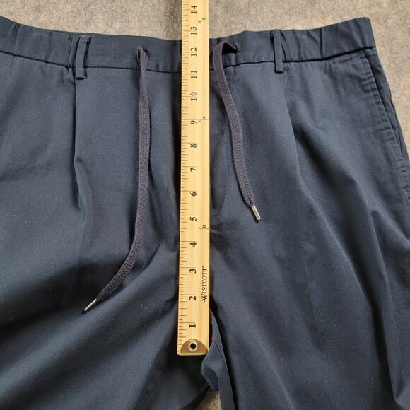 Todd Snyder Madison Drawstring Trouser Pants size M Navy Blue NWT $278 - Picture 5 of 13